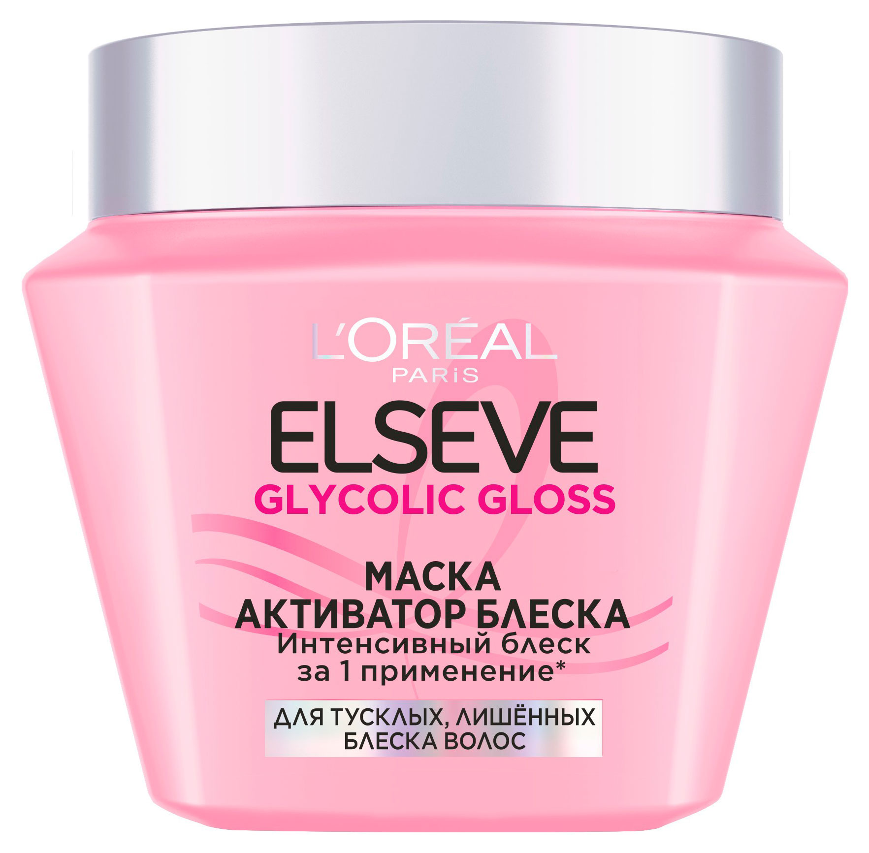 Изображение товара Маска для волос L'Oreal Paris Elseve Glycolic Gloss активатор блеска Италия, 300 мл