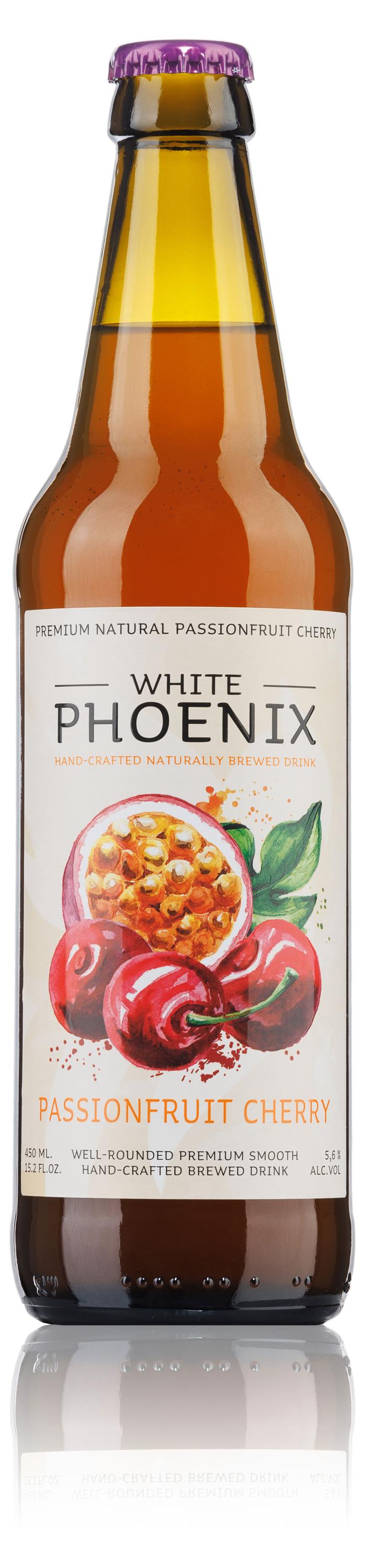 Изображение товара Медовуха White Phoenix Маракуйя-вишня 5,6%, 450 мл