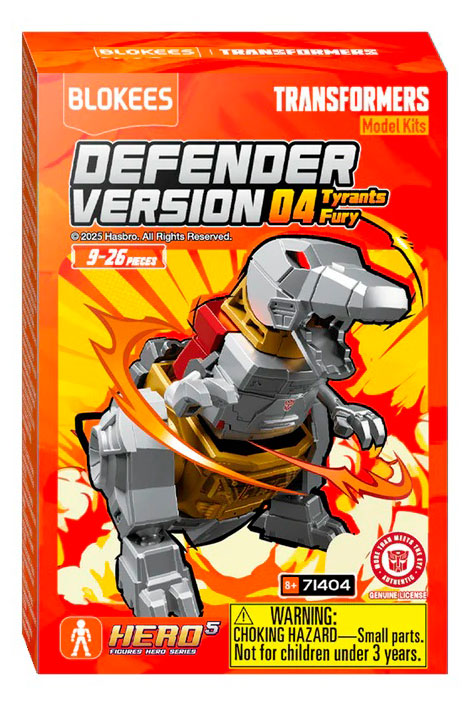 Изображение товара Фигурка-конструктор Blokees Defender Tyrants Fury трансформер 5 см, 1 шт в ассортименте