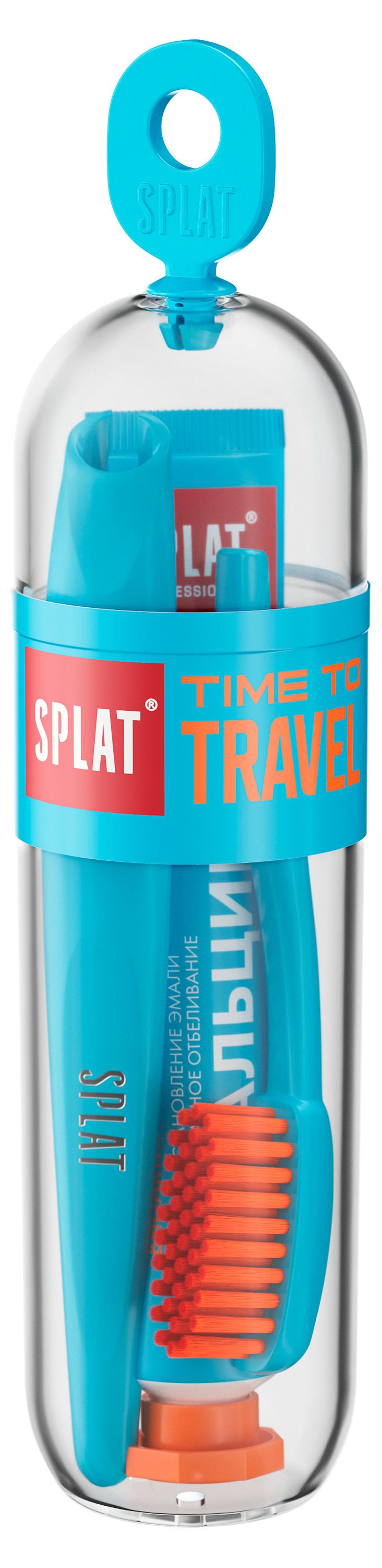 Изображение товара Набор дорожный SPLAT биокальций, зубная щетка + зубная паста 25 г
