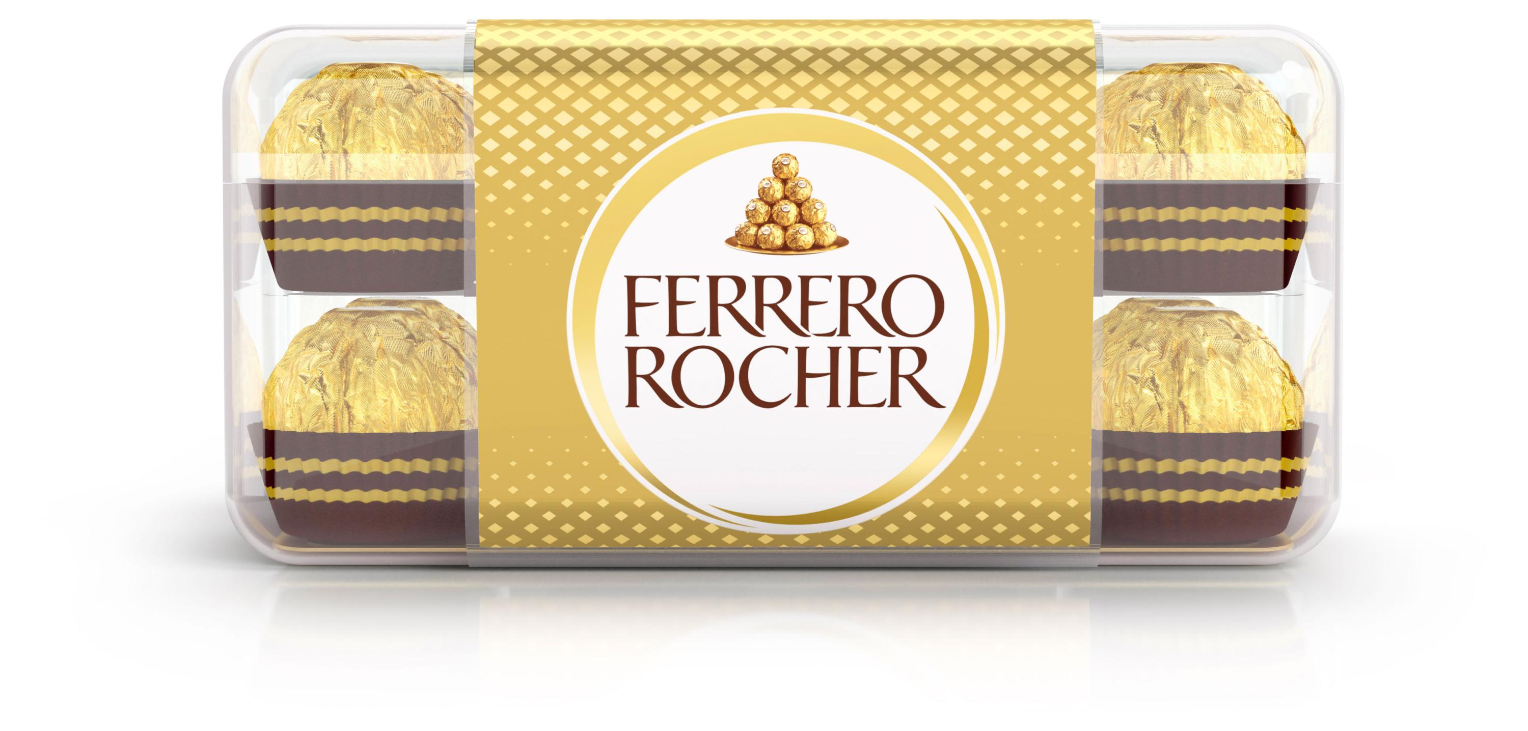 Изображение товара Конфеты FERRERO Rocher из молочного шоколада с начинкой из крема и лесного ореха Китай, 200 г