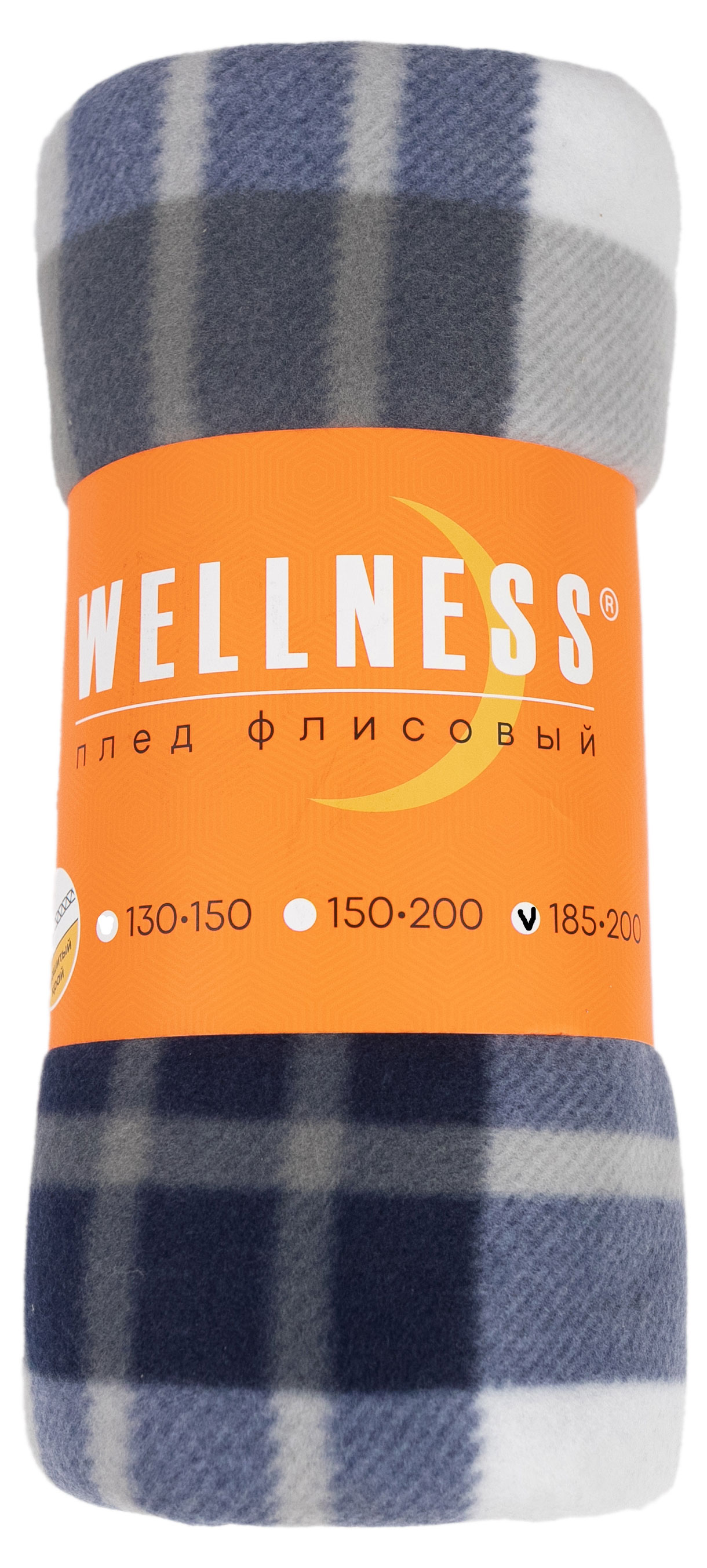 Изображение товара Плед Wellness флис 185х200 см, 1 шт в ассортименте