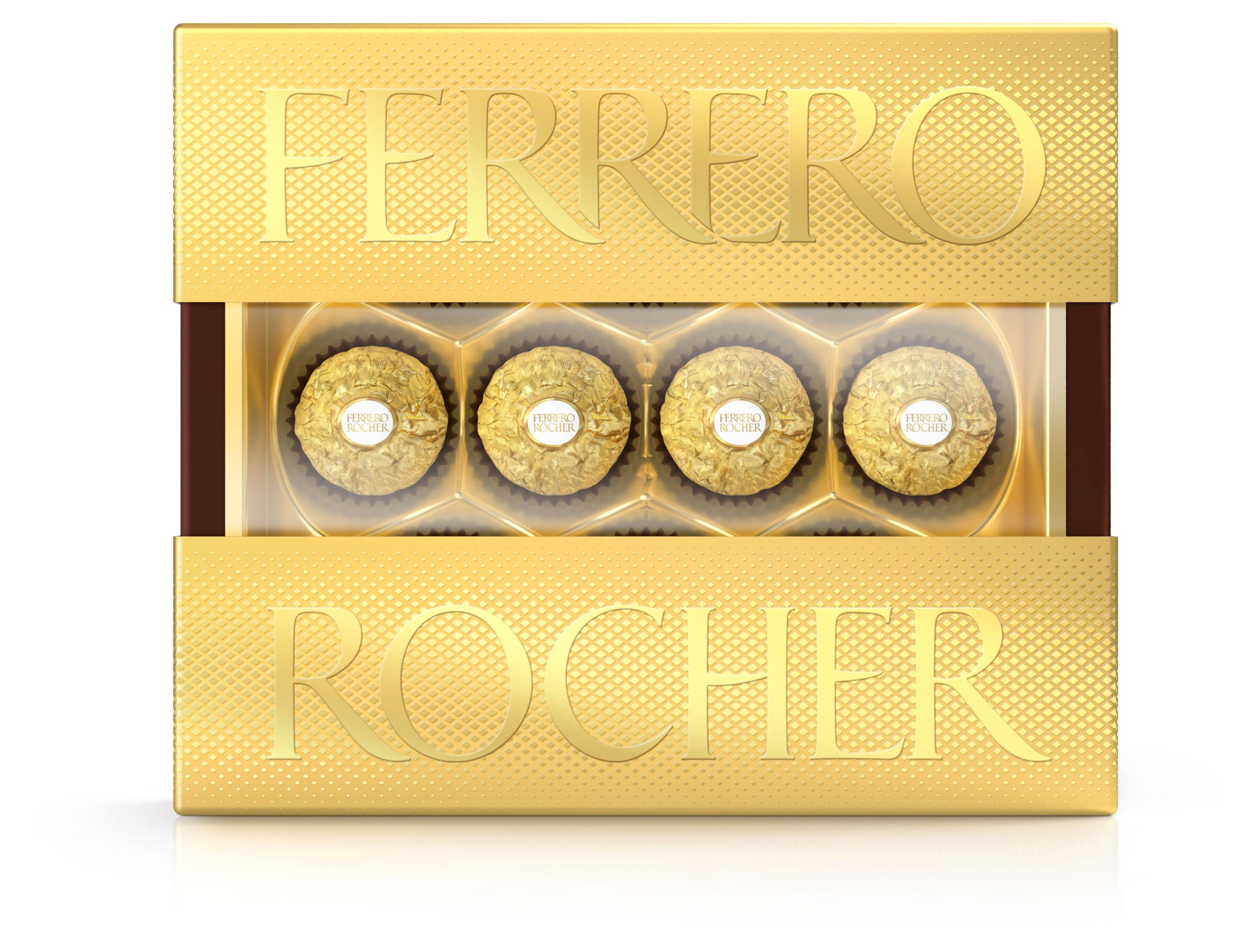 Изображение товара Конфеты FERRERO Rocher из молочного шоколада с начинкой из крема и лесного ореха Китай, 125 г