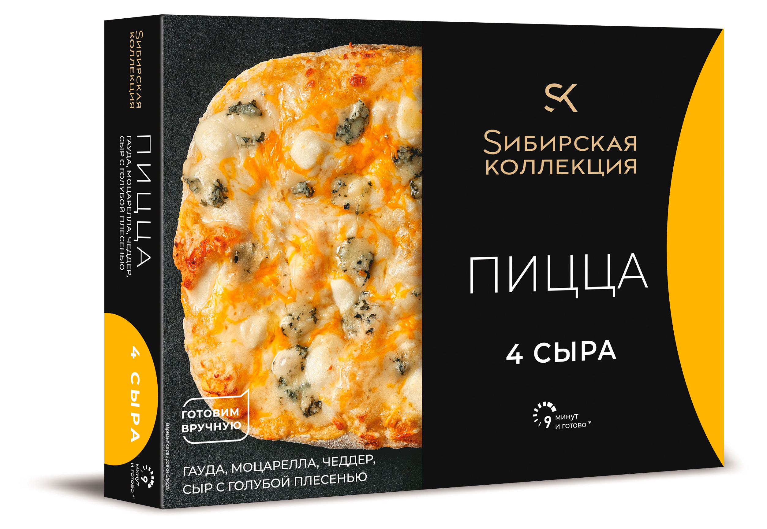 Изображение товара Пицца Римская Sibirskaya Kollektsiya Classic 4 сыра