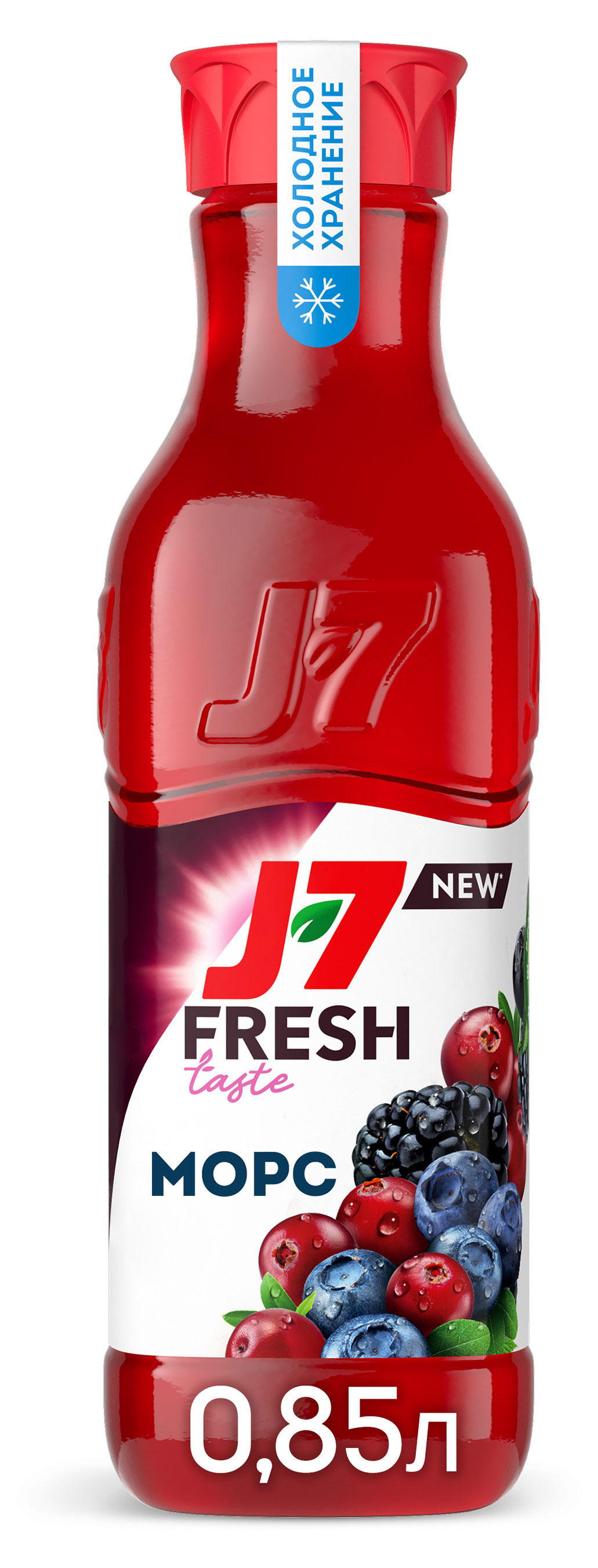 Изображение товара Морс J7 Fresh Taste Ягодный охлажденный, 0,85 л
