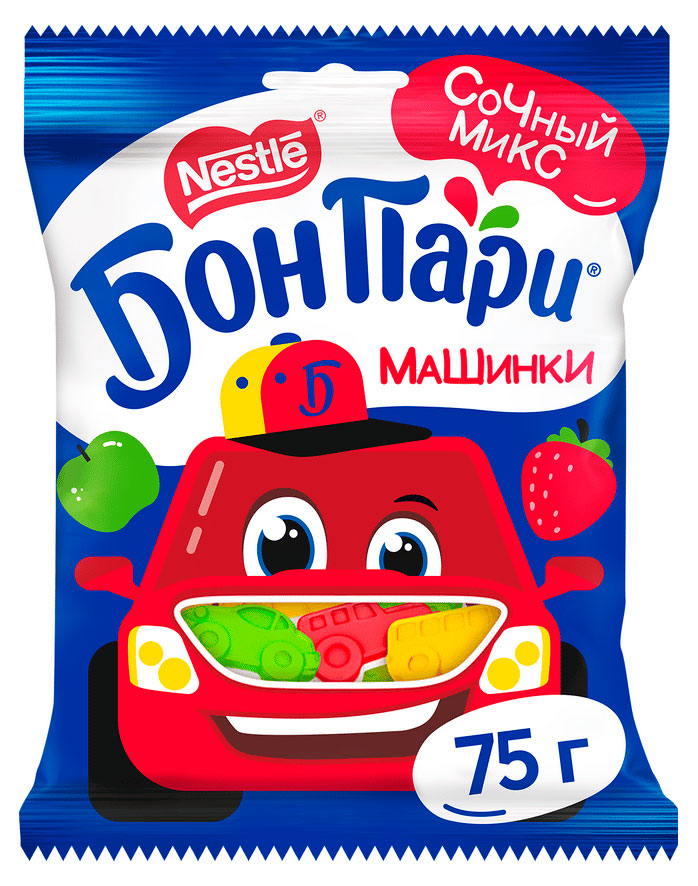 Изображение товара Мармелад жевательный «Бон Пари» Машинки, 75 г