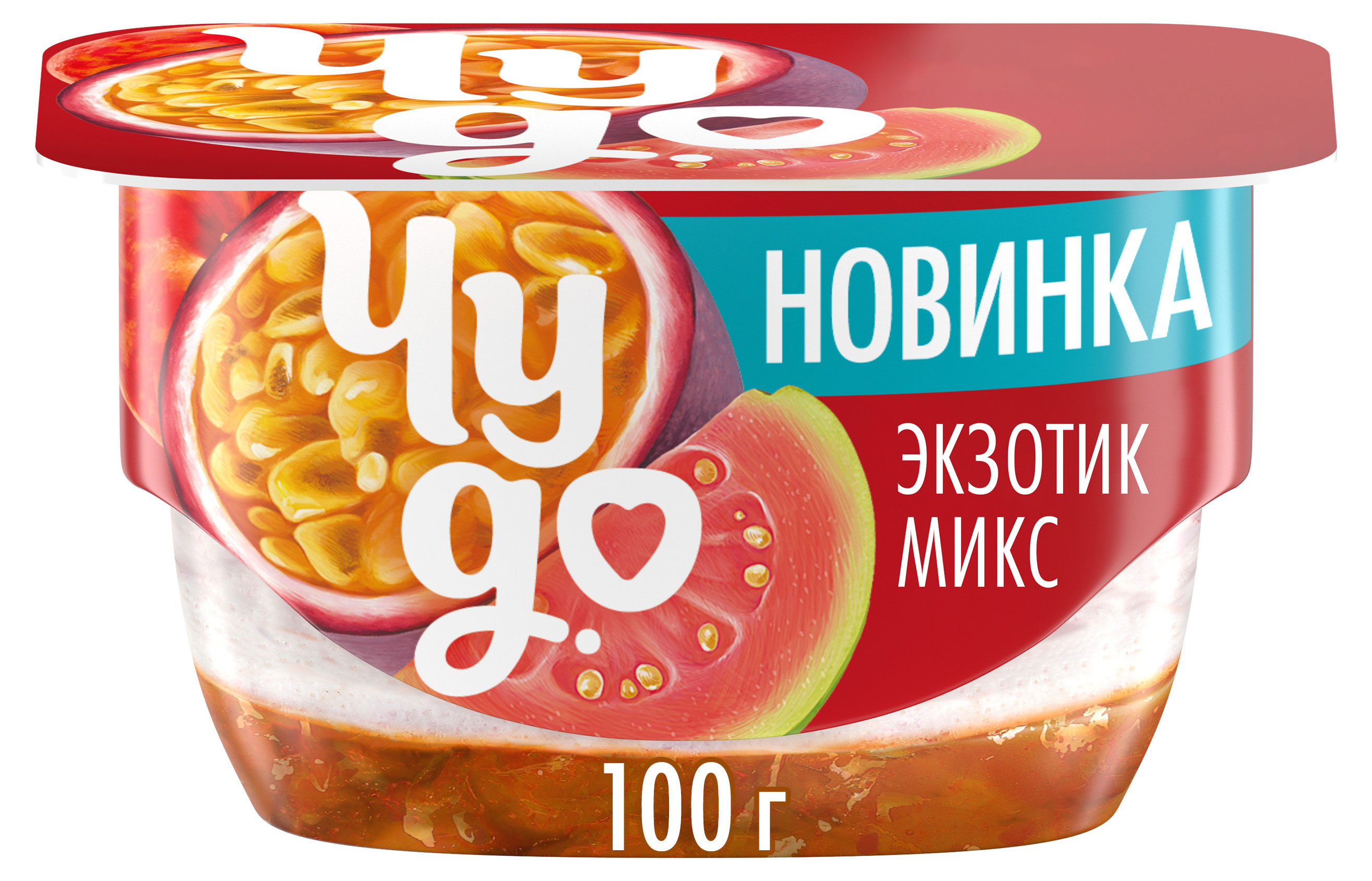 Изображение товара Творожный десерт Чудо Экзотик микс 4,2% со вкусом маракуйи и гуавы
