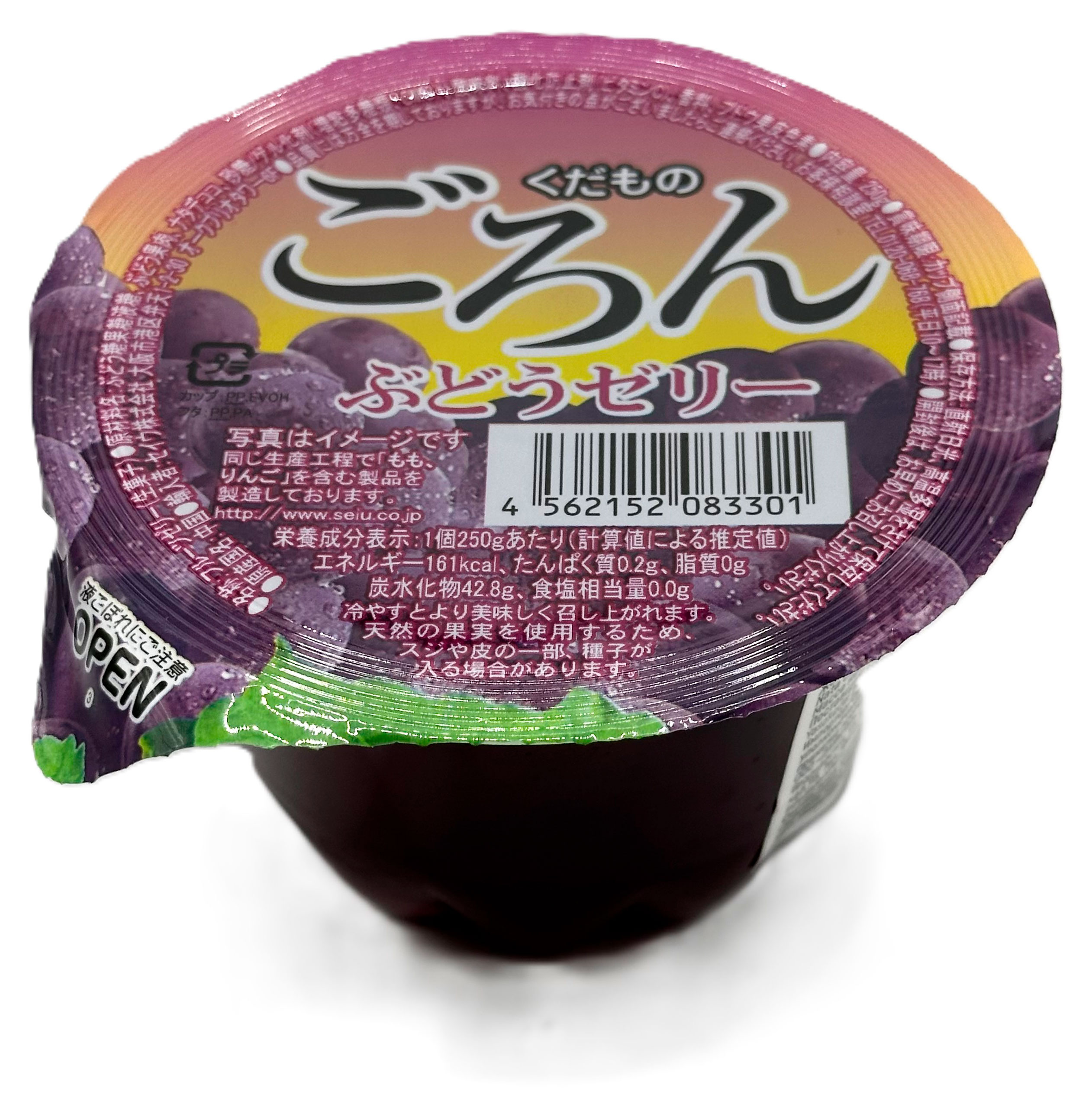 Изображение товара Желе с натуральными фруктами Sun Star Виноград и Nata de Coco Китай, 250 г