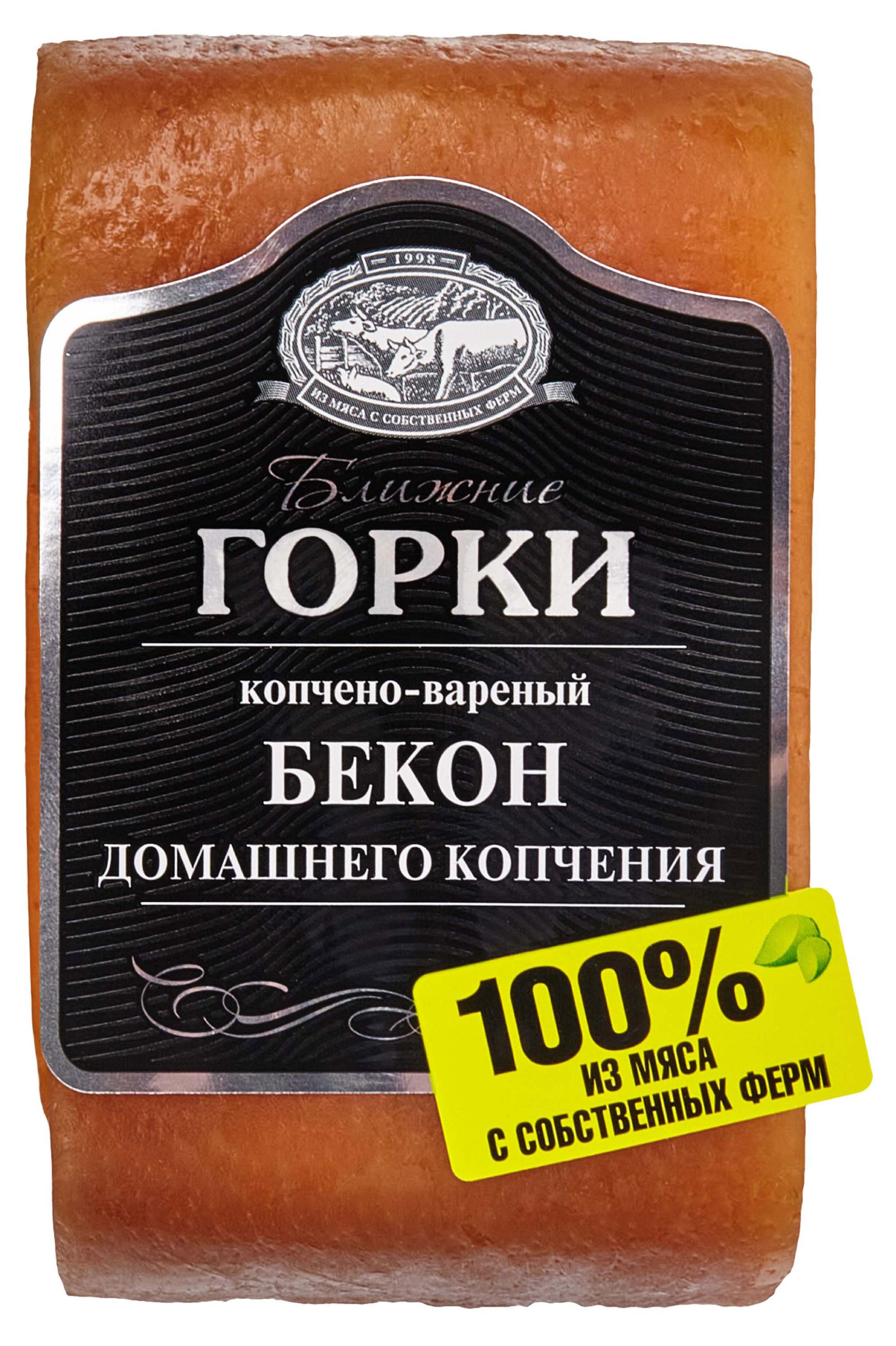 Изображение товара Бекон «Ближние Горки» домашнего копчения, 350 г