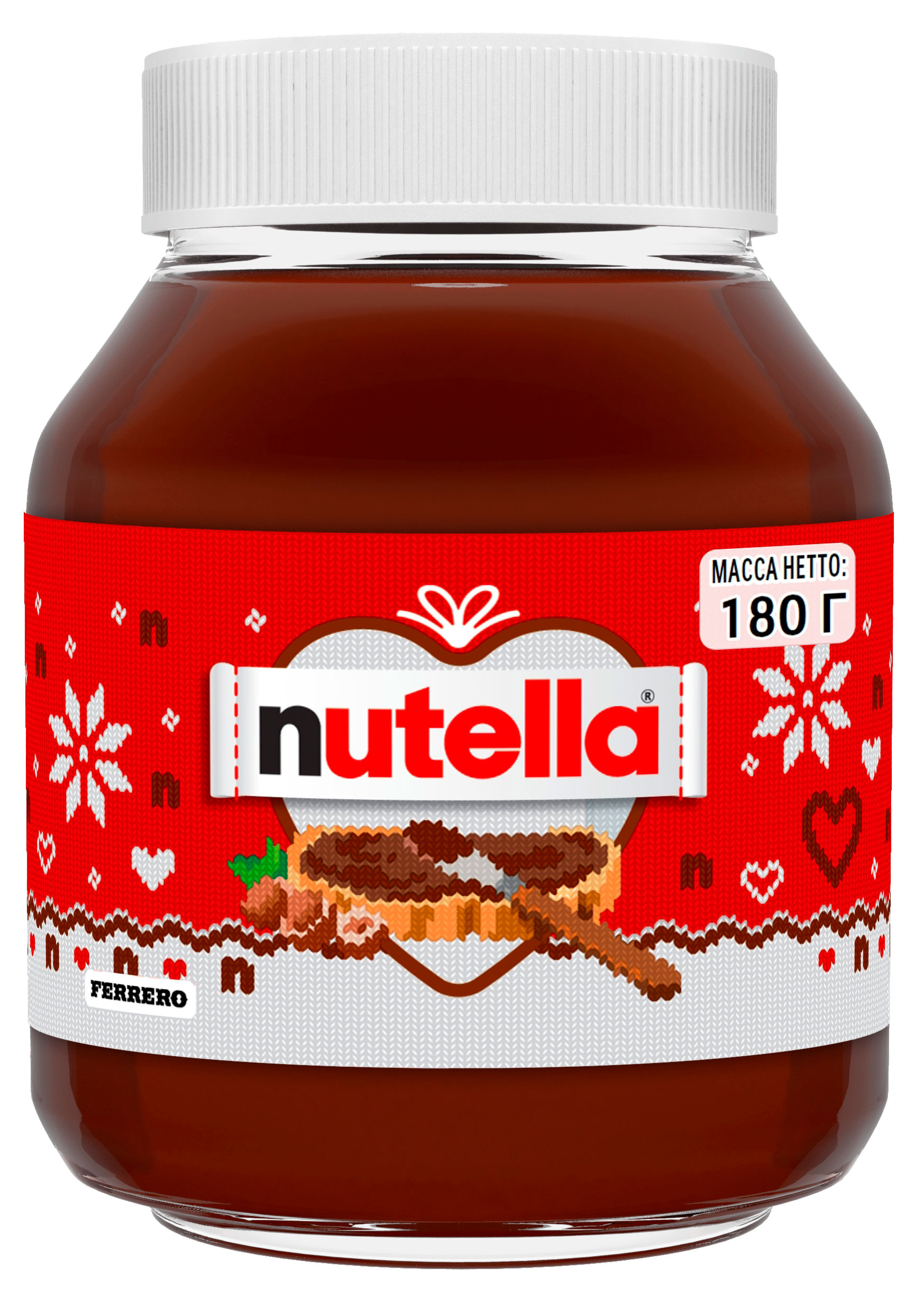 Изображение товара Паста ореховая Nutella с какао, 180 г