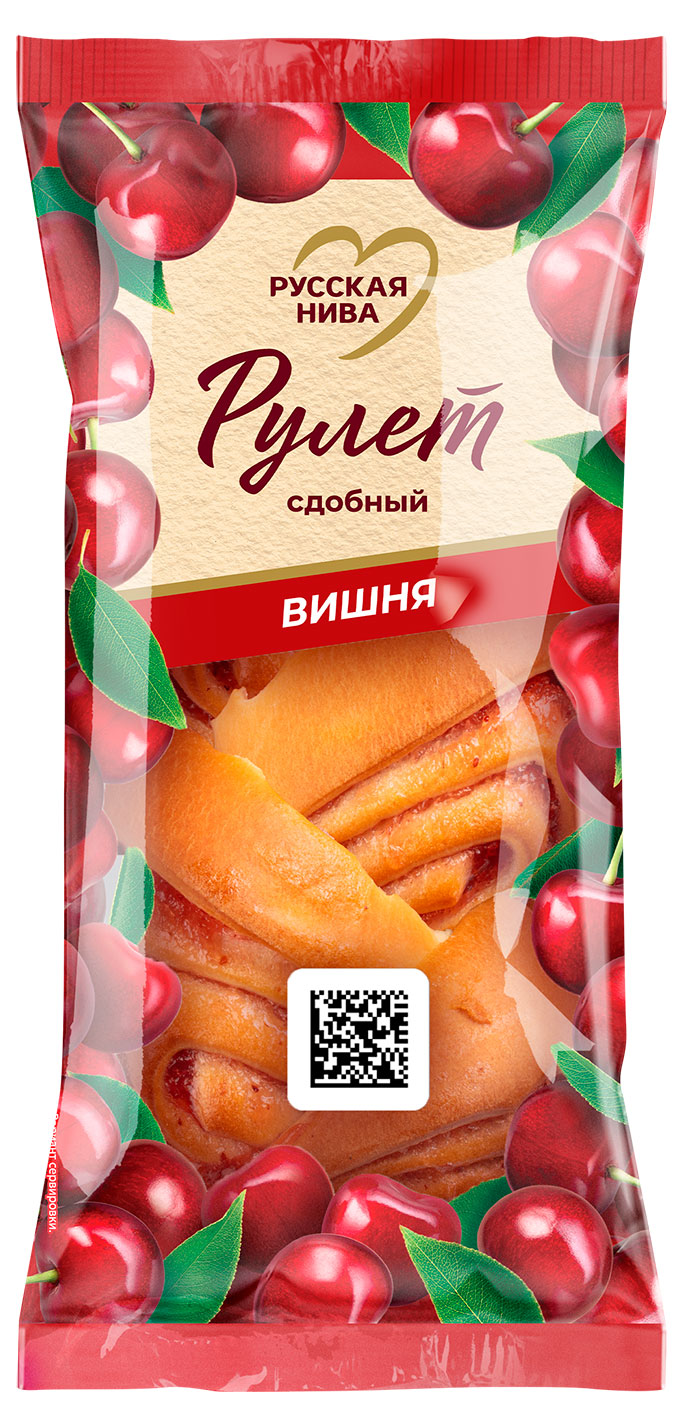 Изображение товара Рулет «Русская Нива» Вишня, 140 г