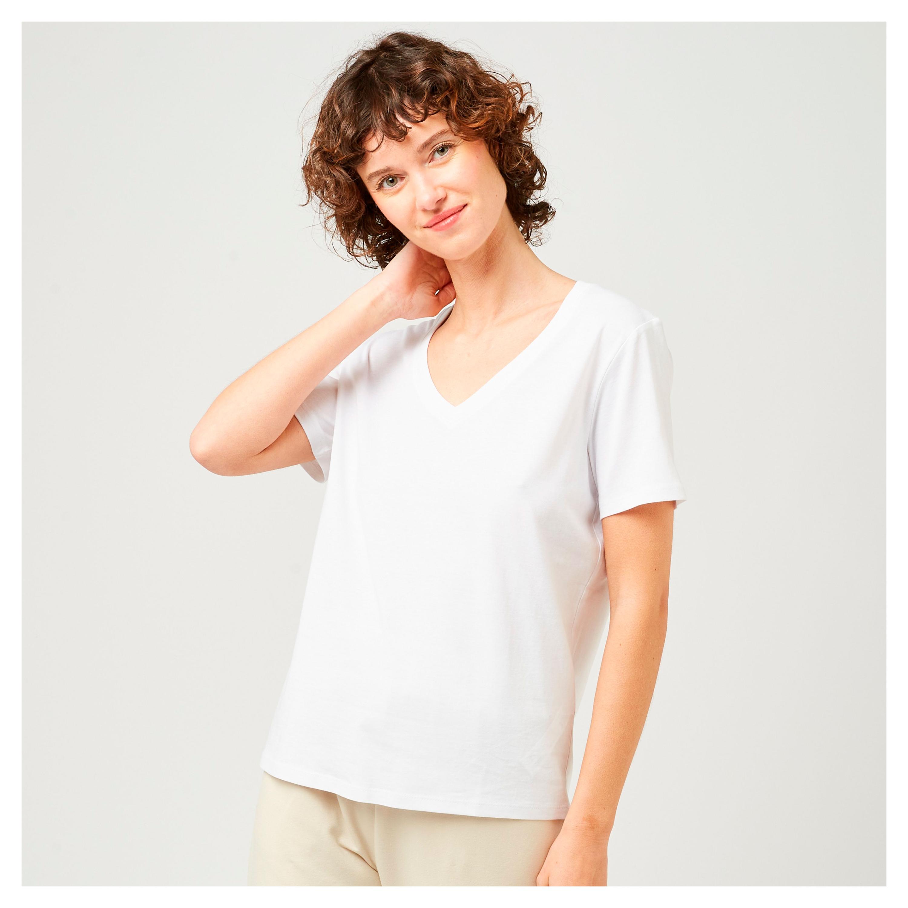 Изображение товара Футболка женская InExtenso с коротким рукавом белая, р. XS-XXL