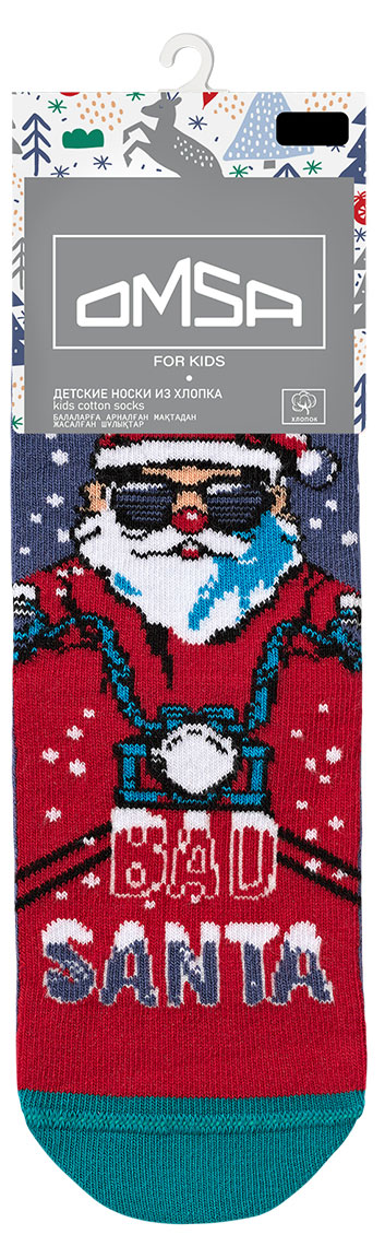 Изображение товара Носки детские Omsa Jeans Bad Santa, р. 31-34