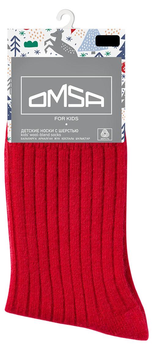 Изображение товара Носки детские Omsa Rosso красные, р. 35-38