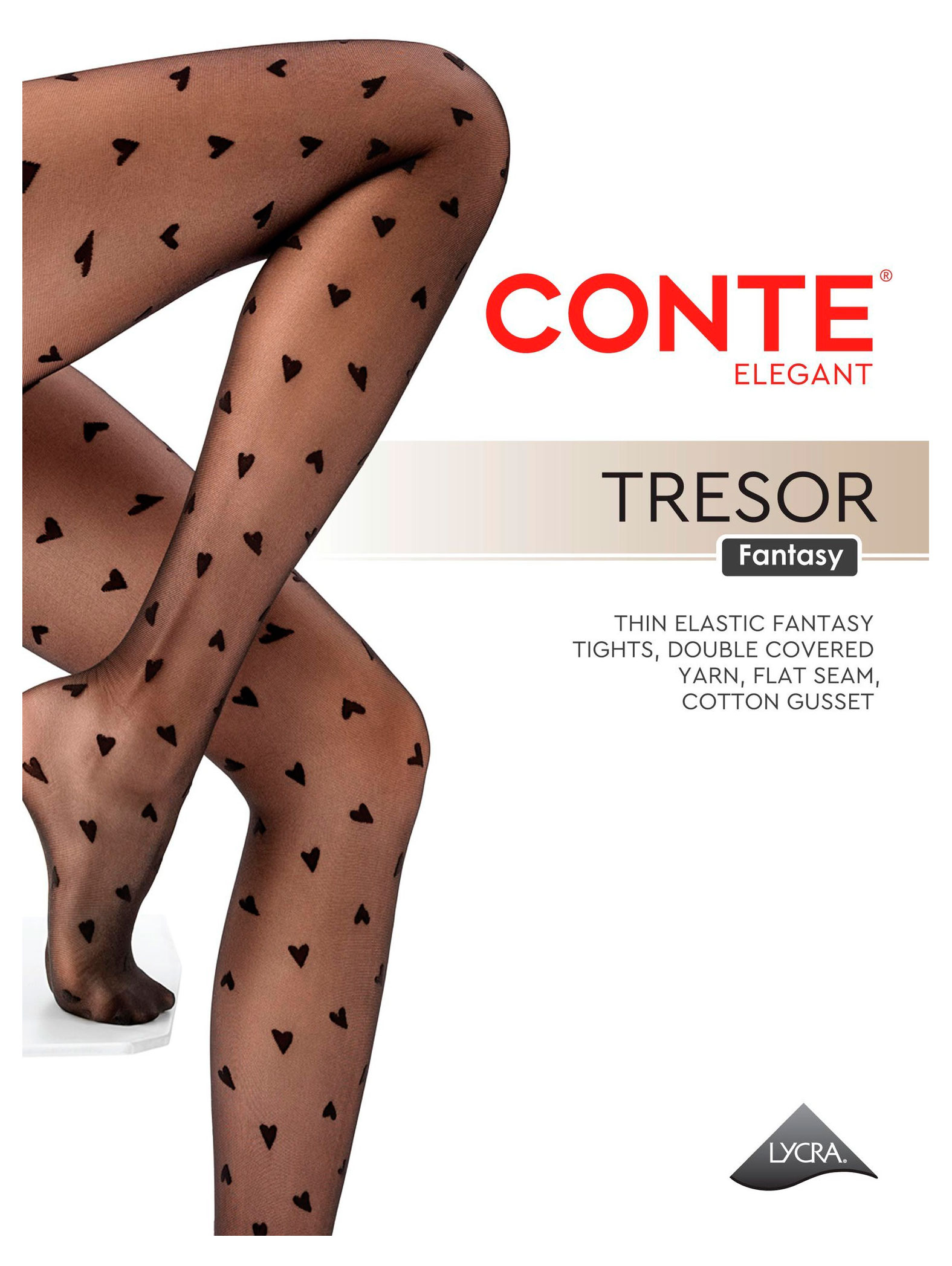 Изображение товара Колготки Conte Elegant Fantasy Tresor черные, р. 4