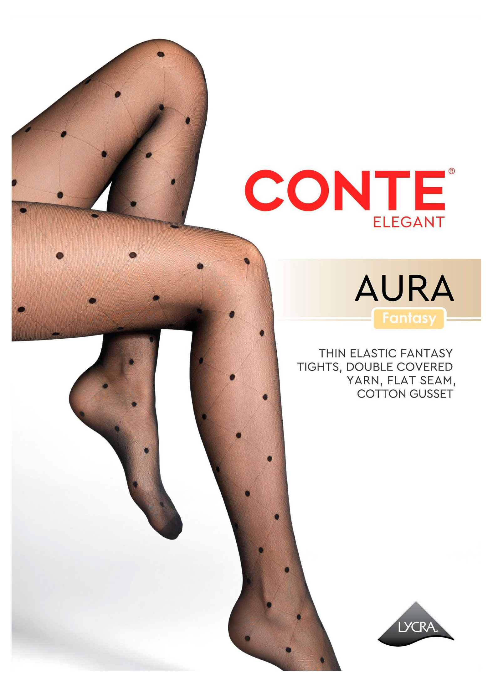 Изображение товара Колготки Conte Elegant Fantasy Aura черные, р. 4