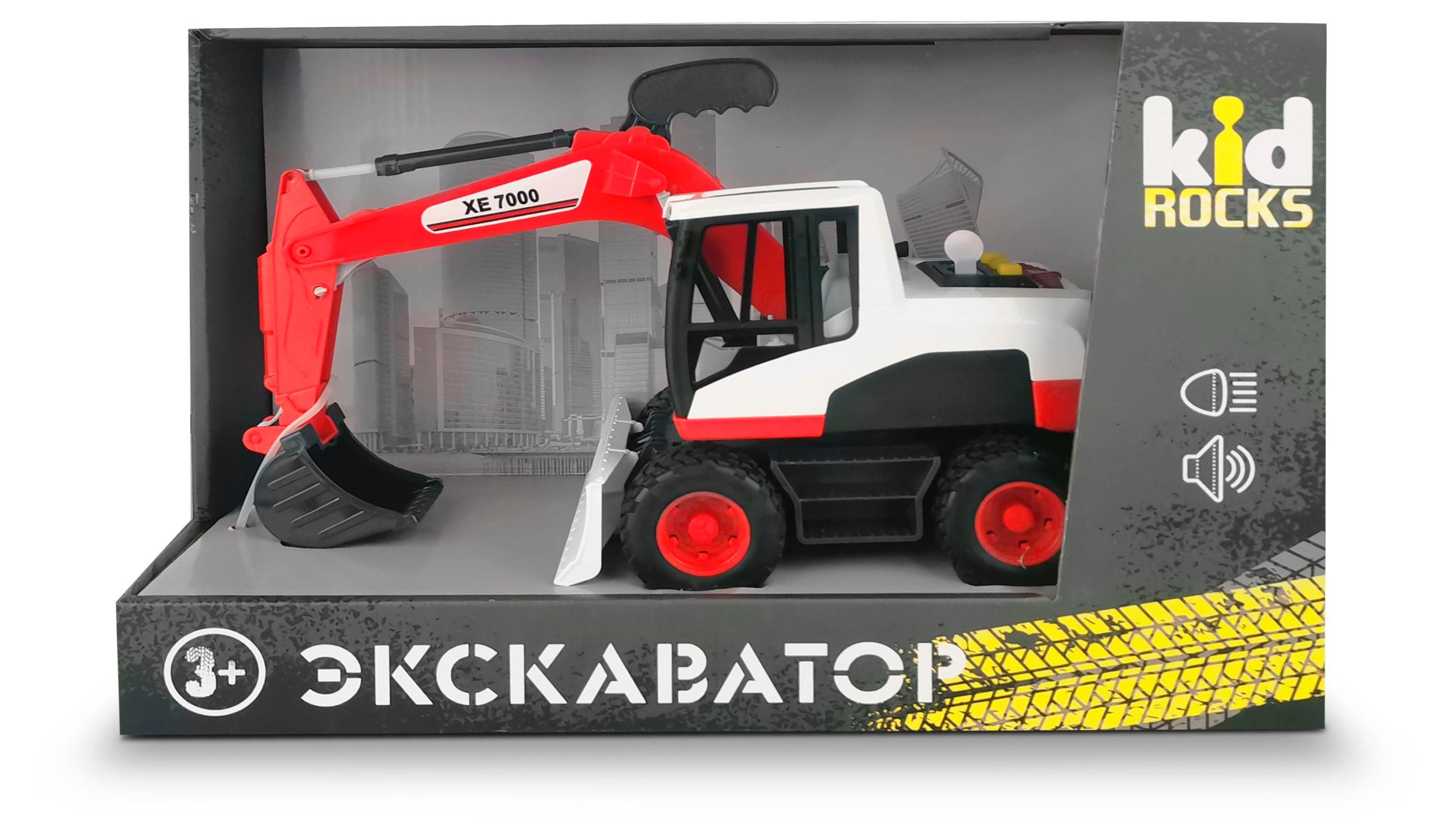 Изображение товара Экскаватор Kid Rocks со светом и звуком