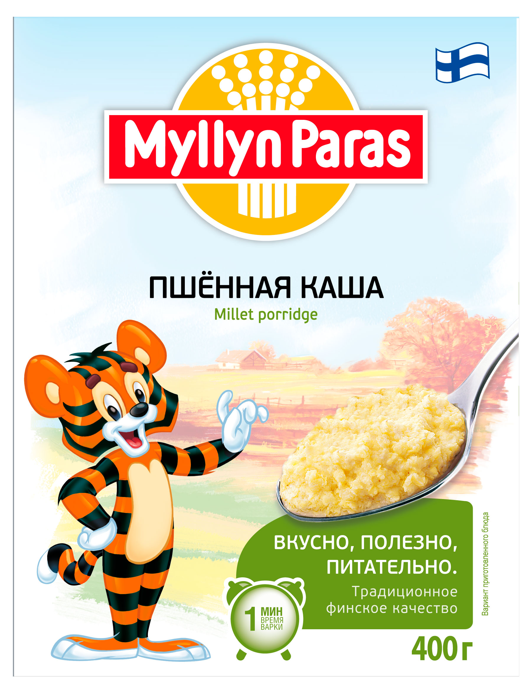 Изображение товара Пшенная каша Myllyn Paras 400 г - натуральный здоровый завтрак