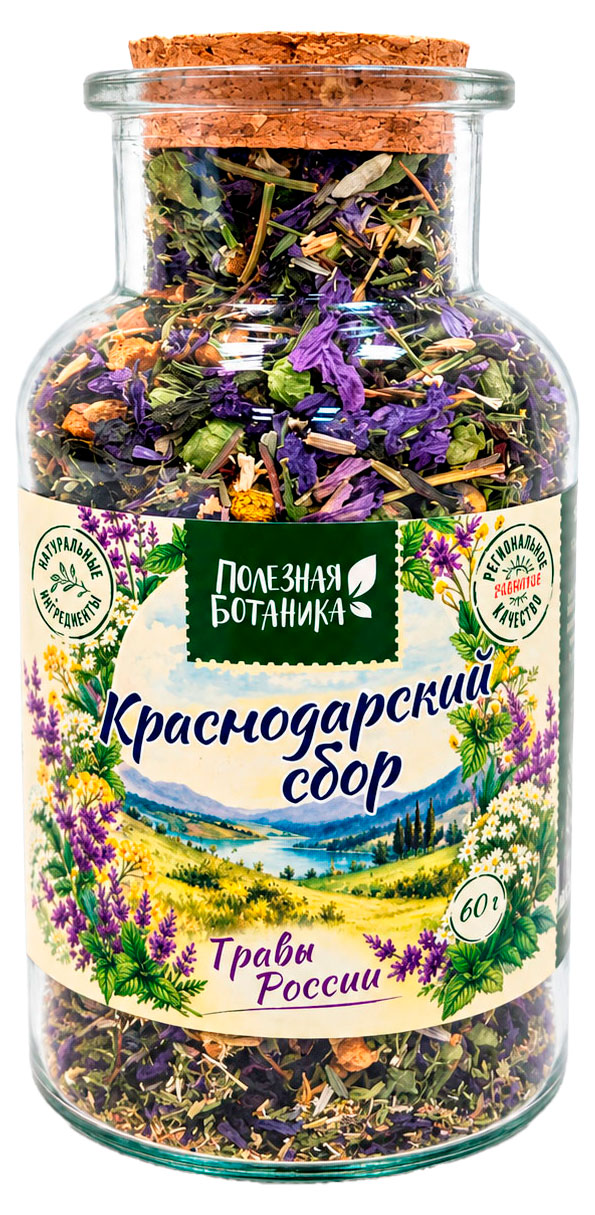 Изображение товара Чай травяной «Полезная Ботаника» Краснодарский сбор, 60 г