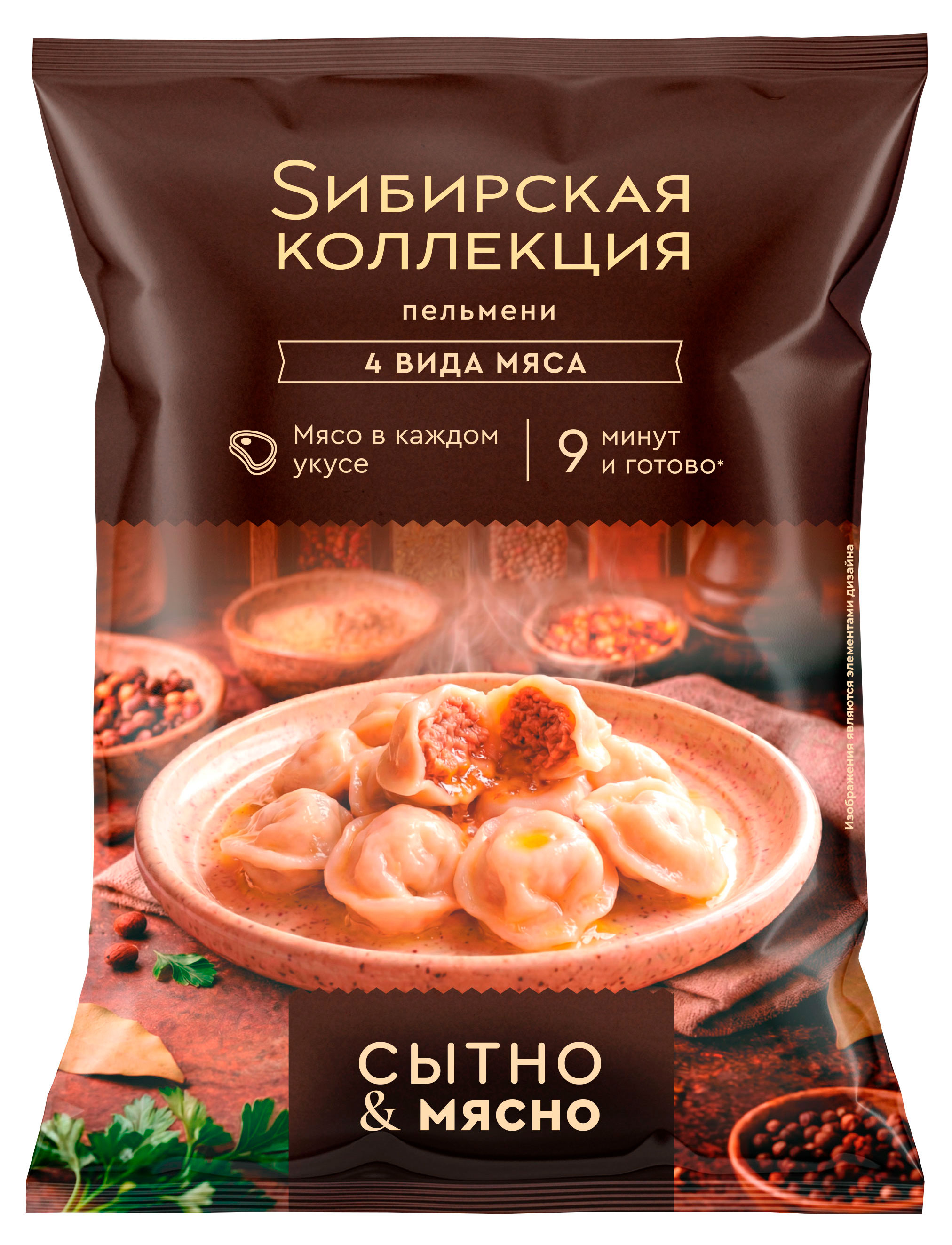 Изображение товара Пельмени мясные «Sибирская Коллекция» 4 вида мяса, 700 г