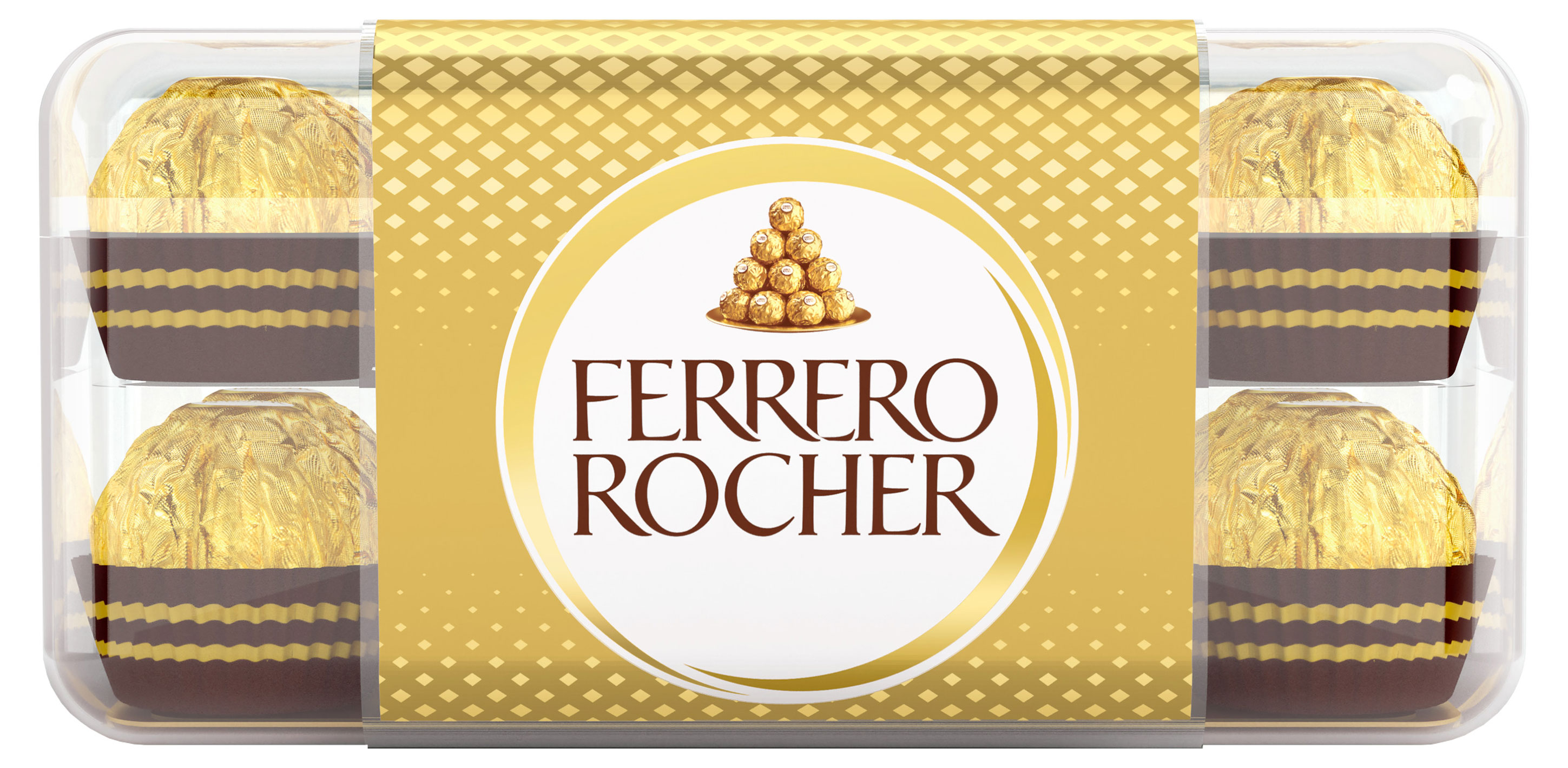 Изображение товара Конфеты FERRERO Rocher из молочного шоколада с начинкой из крема и лесного ореха Китай, 200 г