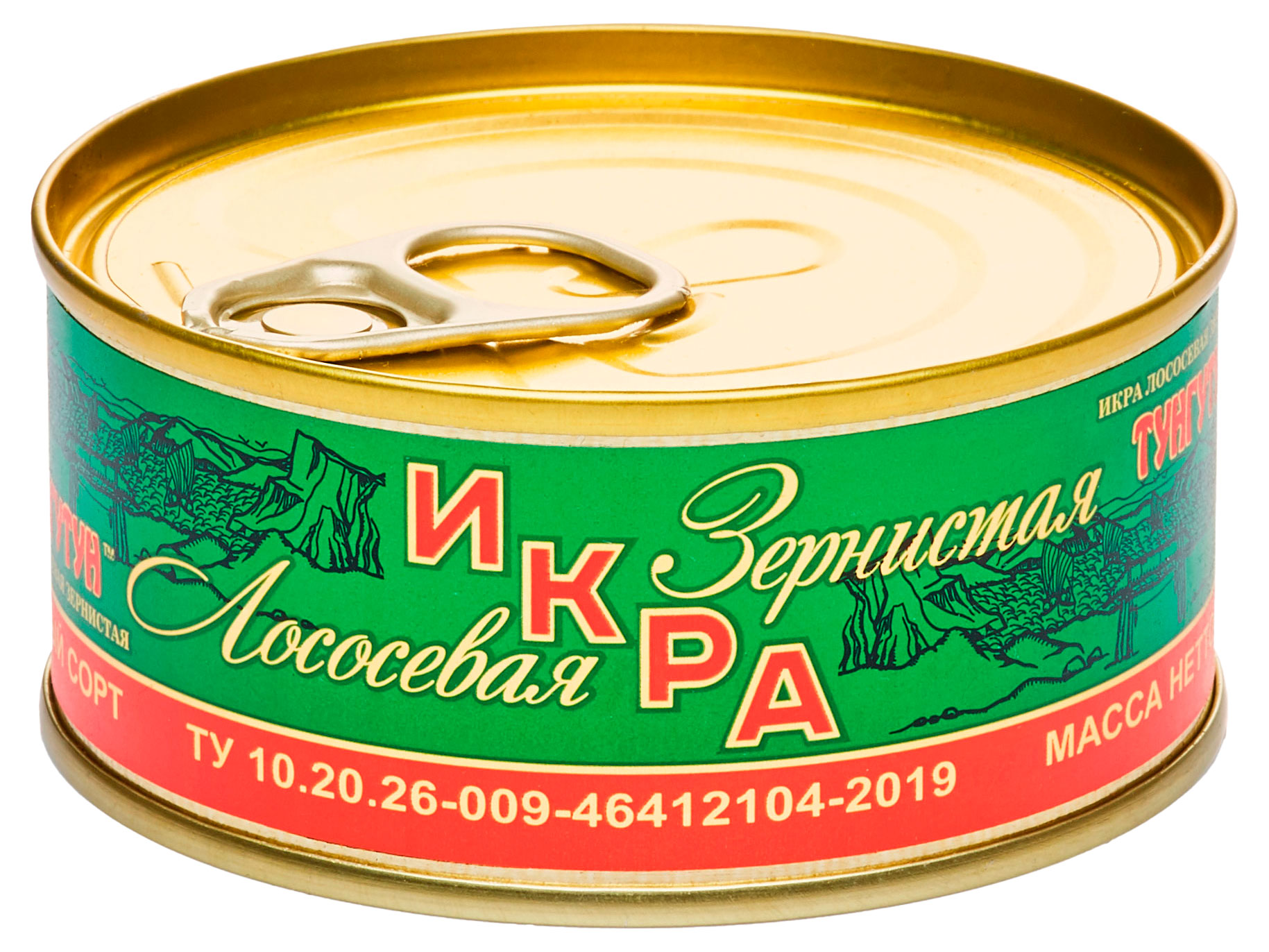 Изображение товара Икра кеты «Тунгутун» зернистая соленая, 95 г