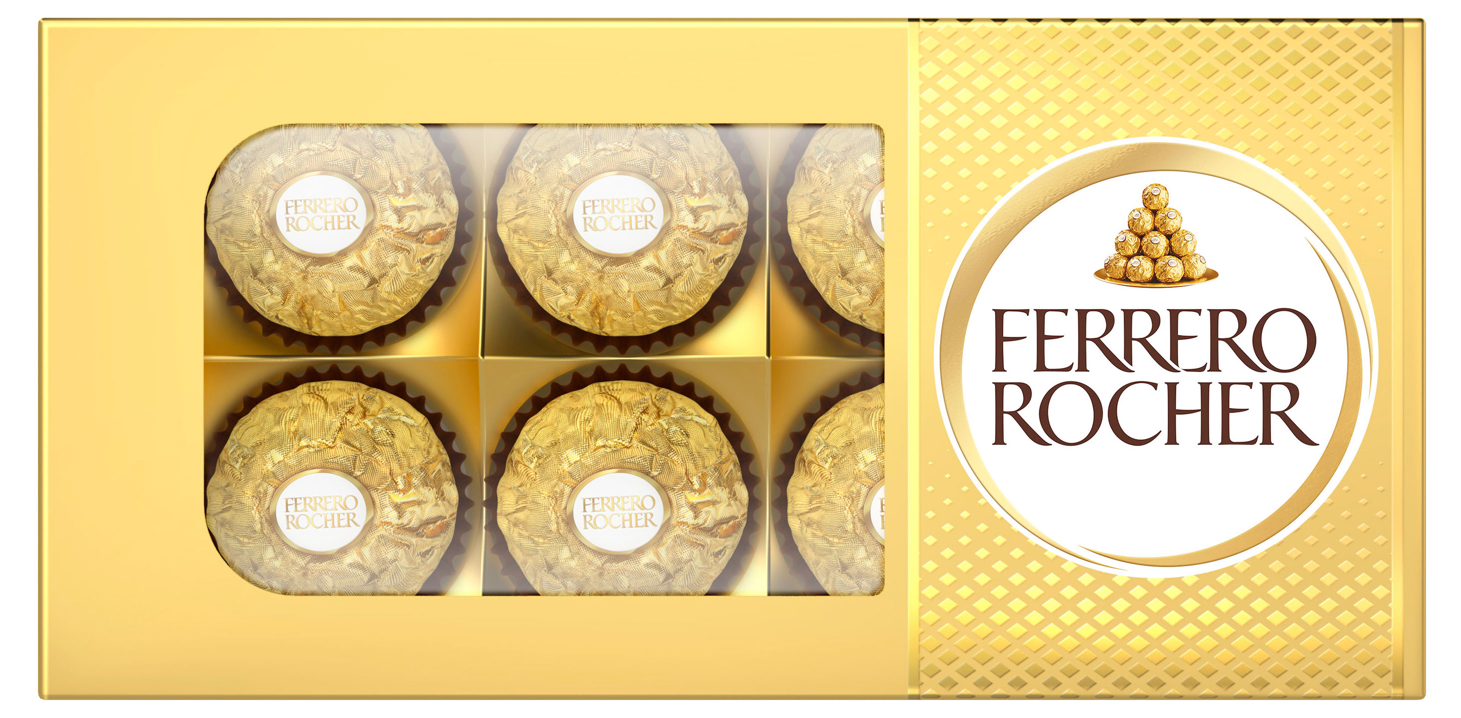Изображение товара Конфеты FERRERO Rocher из молочного шоколада с начинкой из крема и лесного ореха Китай, 75 г