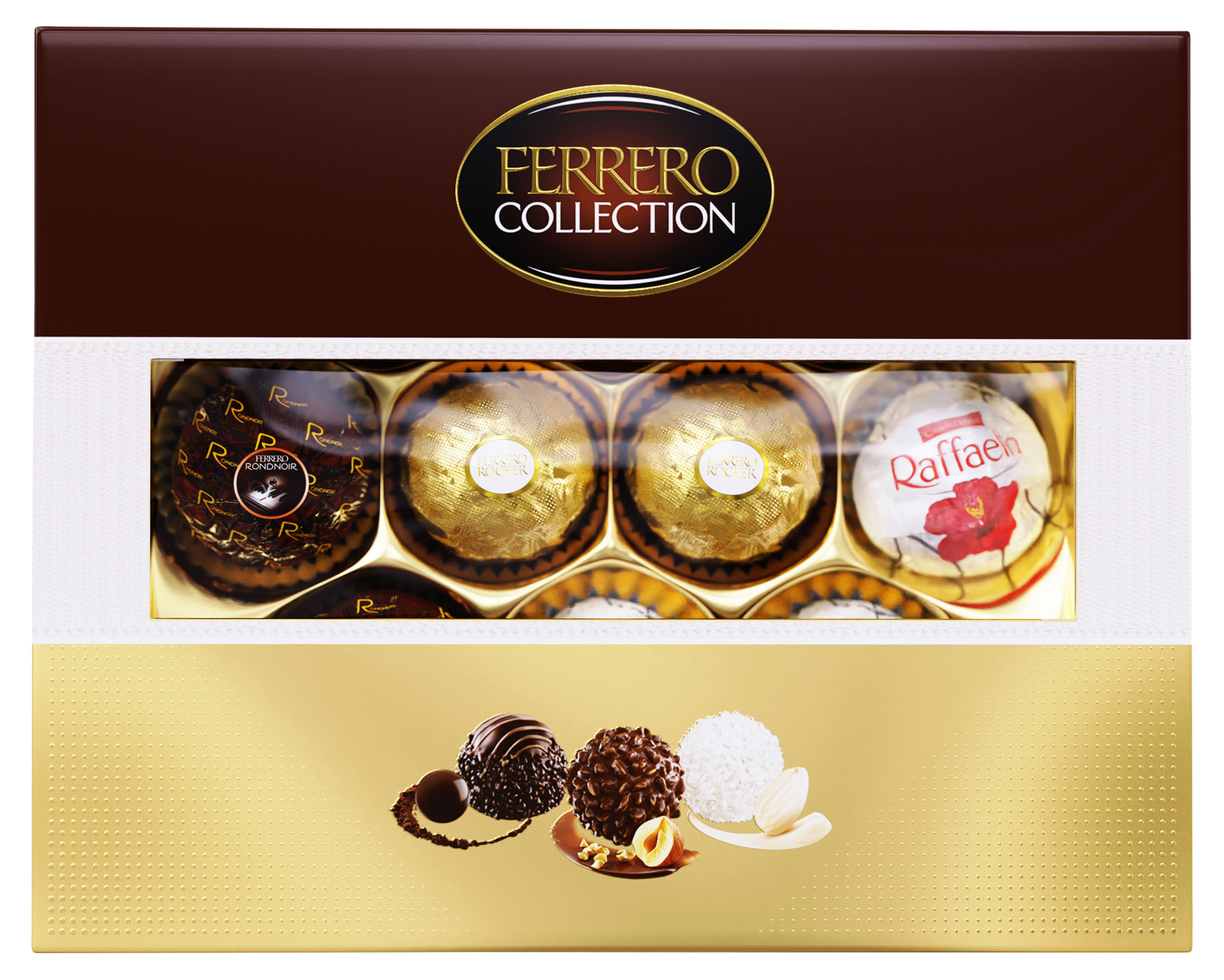 Изображение товара Конфеты шоколадные FERRERO Collection ассорти, 109,3 г