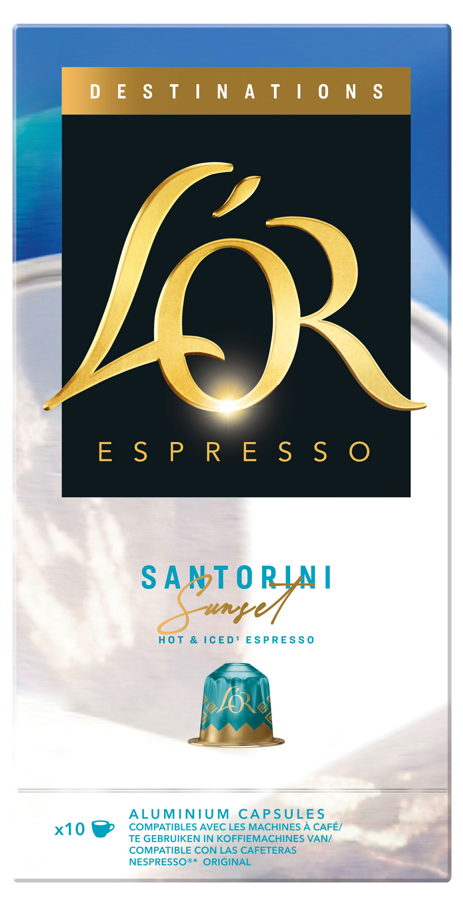 Изображение товара Кофе в капсулах L'OR Santorini Франция, 10 шт
