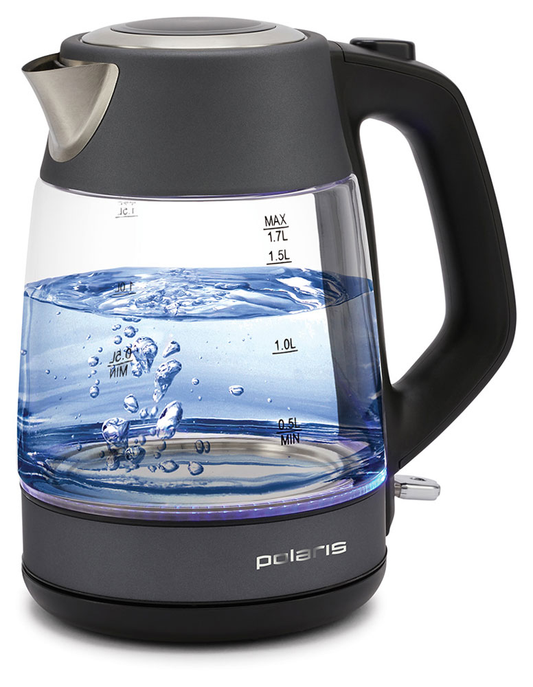 Изображение товара Чайник Polaris PWK 1760CGL серый, 1.7 л