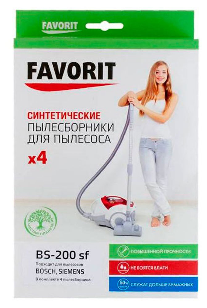 

Пылесборник Favorit BS-200 SF, 4 шт
