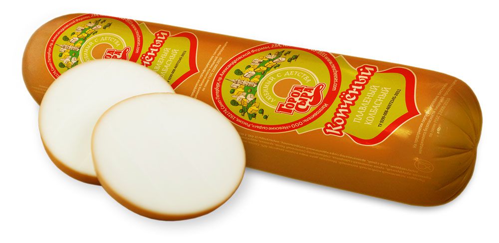 

Продукт плавленый сырный Город сыра колбасно-копченый ЗМЖ, вес