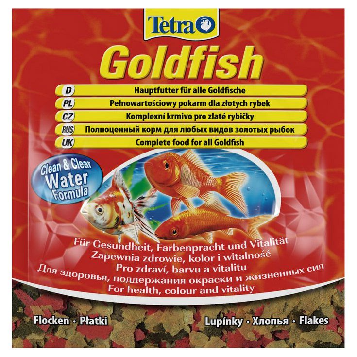 

Корм для золотых рыбок Tetra Goldfish хлопья, 12 г