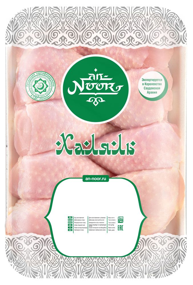 

Голень цыпленка-бройлера An-Noor Халяль охлажденная, ~ 1,2 кг