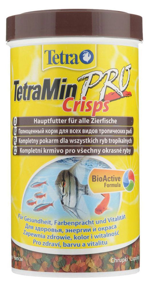 

Корм для всех видов тропических рыб Tetra TetraMin Pro Crisps чипсы, 250 мл