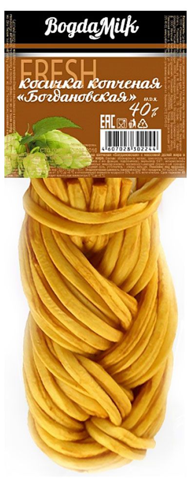 

Сырный продукт Богдамилк копченый 40% (0,1-0,5 кг) ЗМЖ, 1 упаковка ~ 0,3 кг