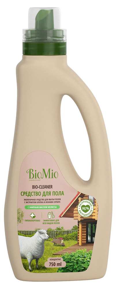 

Средство для мытья полов Мелисса Bio Floor Cleaner BioMio, 750 мл