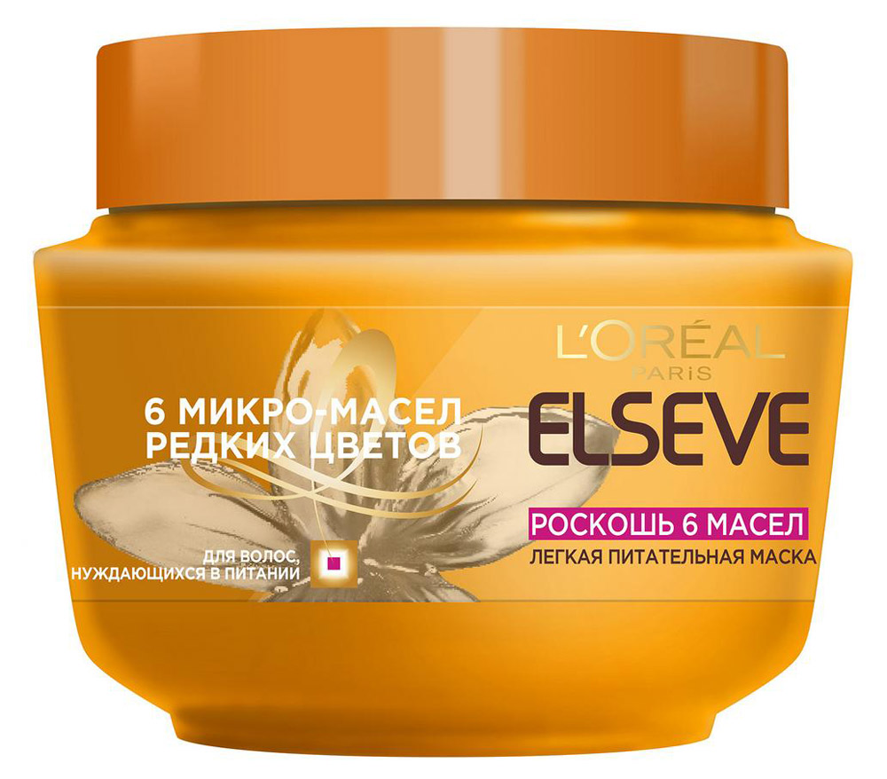 Изображение товара Маска для волос L'Oreal Paris Elseve Роскошь Питания 6 масел, 300 мл