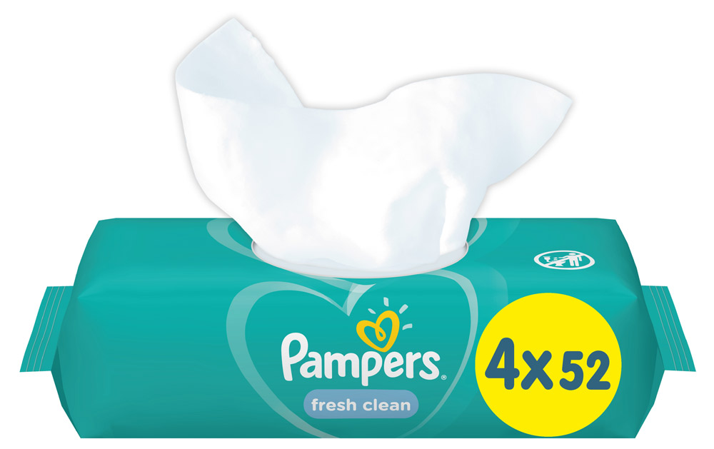 

Влажные салфетки Pampers Fresh&Clean, 208 шт