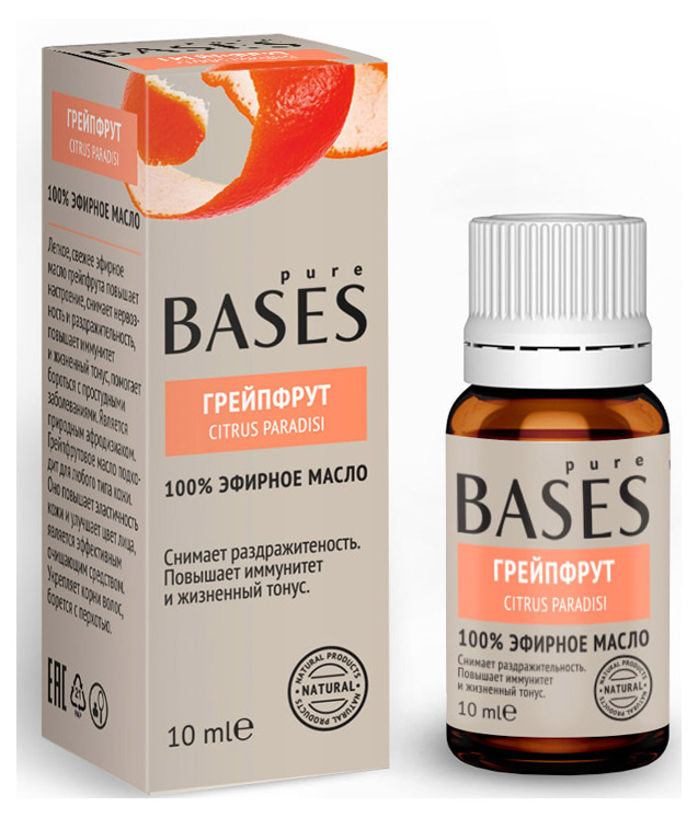 

Эфирное масло Pure Bases Грейпфрут, 10 мл