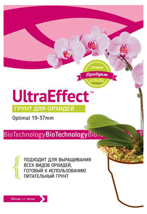 Изображение товара Грунт для орхидей UltraEffect Optimal, 1,2 л