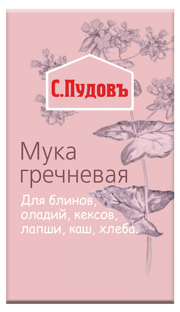 Изображение товара Мука гречневая С.Пудовъ для выпечки 500 г