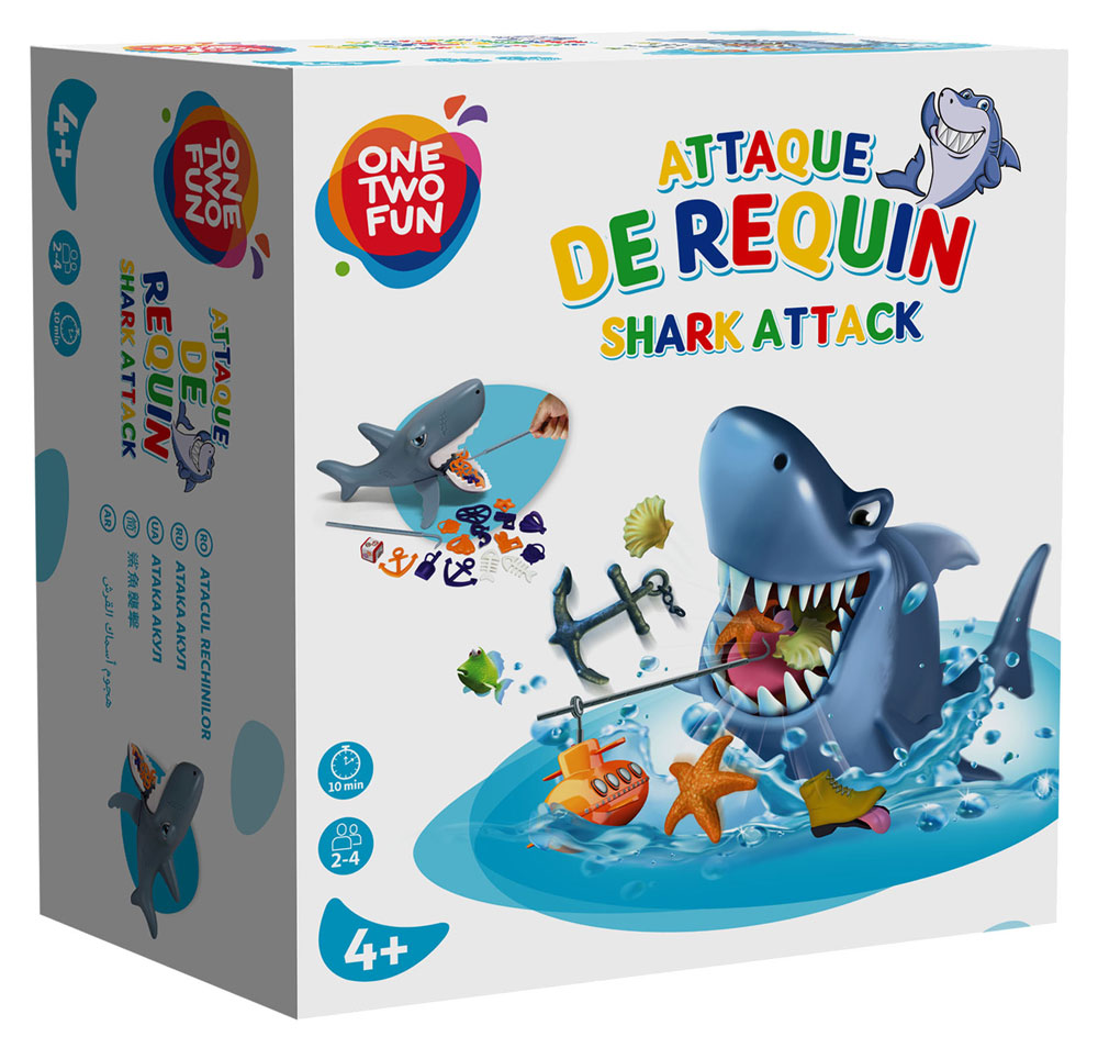 

Игра настольная ONE TWO FUN Укус акулы