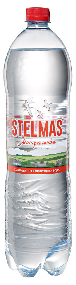 

Вода минеральная Stelmas природная питьевая столовая газированная, 1,5 л