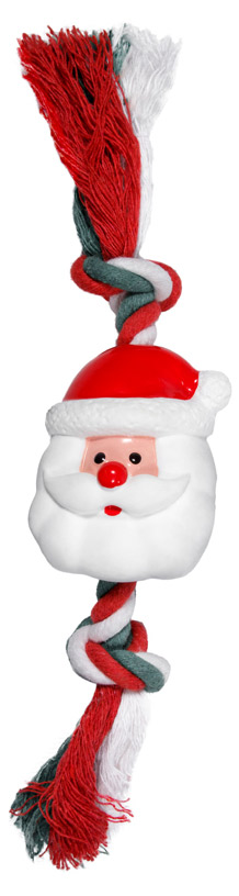 

Игрушка для собак Triol New Year Дед Мороз с веревкой