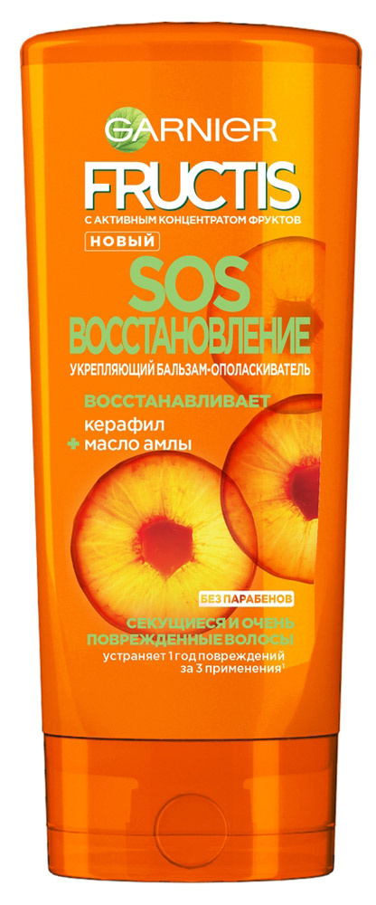 

Бальзам-ополаскиватель для волос Garnier Fructis SOS Восстановление, 200 мл