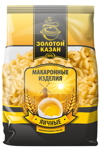 

Макаронные изделия Золотой Казан Яичные виток, 800 г