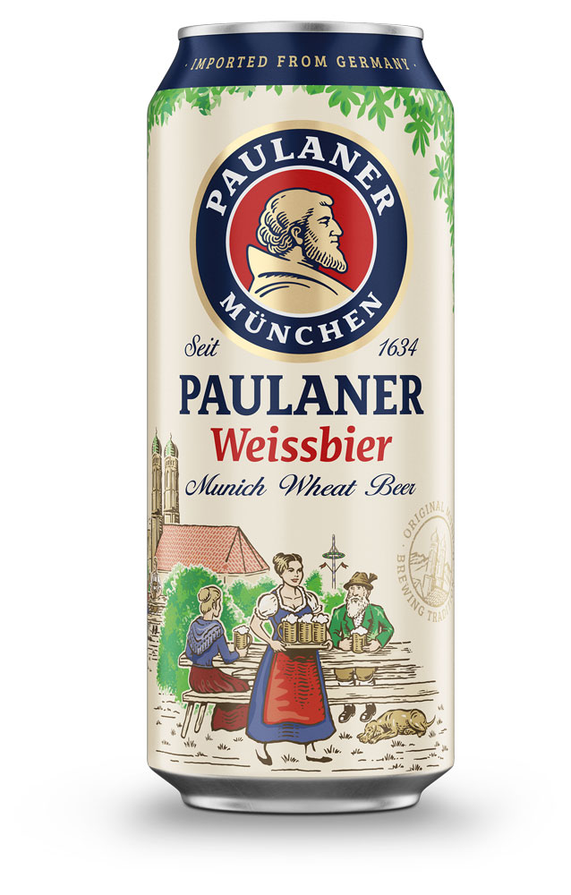 Изображение товара Пиво Paulaner Weissbier светлое нефильтрованное 5,5%, 500 мл