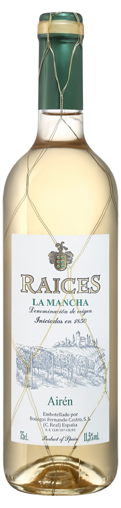 

Вино Raices LA MANCHA Airen белое сухое Испания, 0,75 л