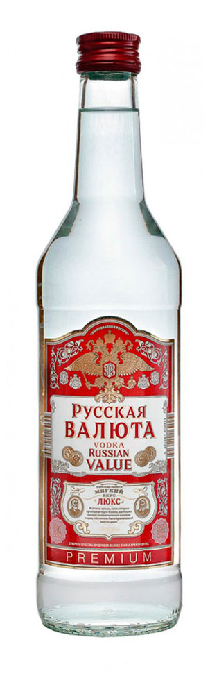 

Водка Русская Валюта Premium Россия, 0,7 л